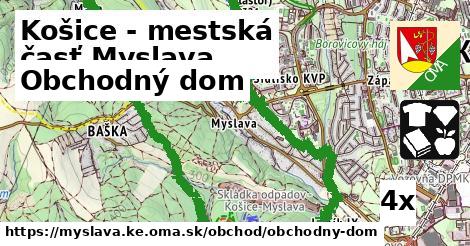 obchodný dom v Košice - mestská časť Myslava