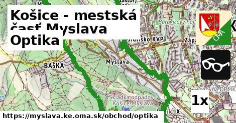 Optika, Košice - mestská časť Myslava