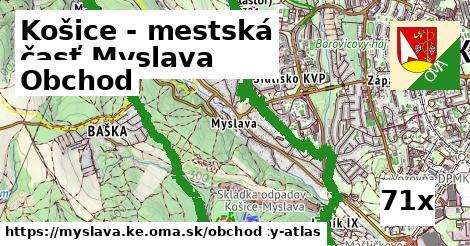 obchod v Košice - mestská časť Myslava