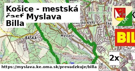 Billa, Košice - mestská časť Myslava