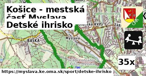 Detské ihrisko, Košice - mestská časť Myslava