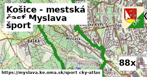 šport v Košice - mestská časť Myslava