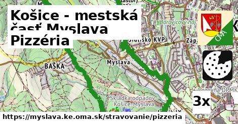 Pizzéria, Košice - mestská časť Myslava