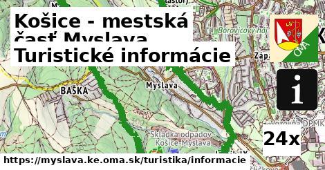 turistické informácie v Košice - mestská časť Myslava