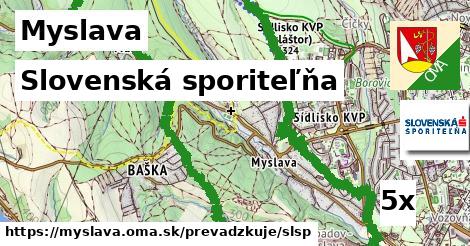 Slovenská sporiteľňa, Myslava