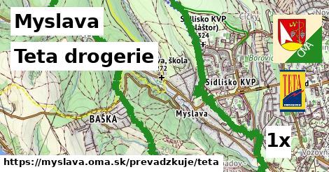 Teta drogerie, Myslava