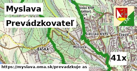 prevádzkovateľ v Myslava