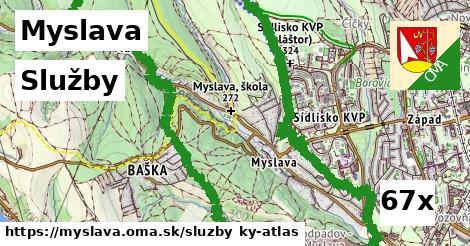 služby v Myslava