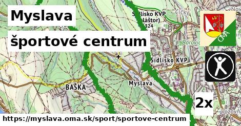 športové centrum, Myslava