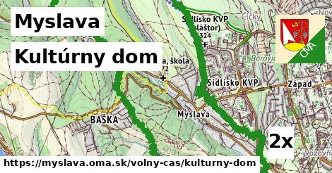 kultúrny dom v Myslava