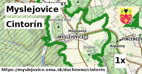 Cintorín, Myslejovice