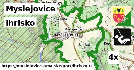 Ihrisko, Myslejovice