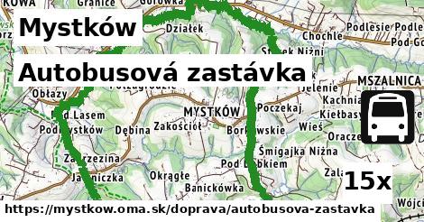 Autobusová zastávka, Mystków