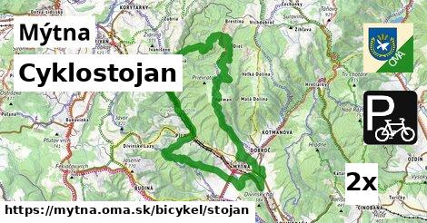 cyklostojan v Mýtna