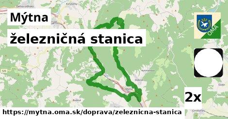 železničná stanica, Mýtna