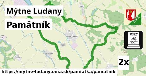 Pamätník, Mýtne Ludany