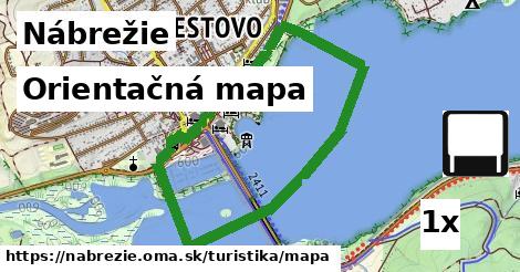 orientačná mapa v Nábrežie