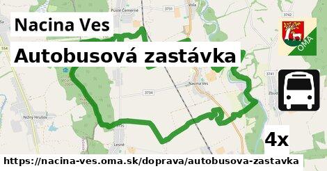 Autobusová zastávka, Nacina Ves