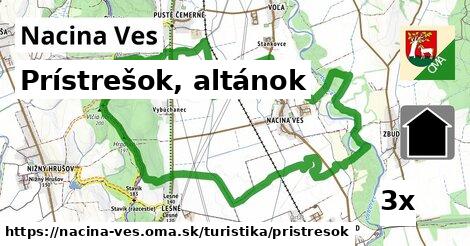 Prístrešok, altánok, Nacina Ves