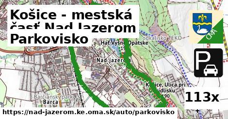 Parkovisko, Košice - mestská časť Nad Jazerom