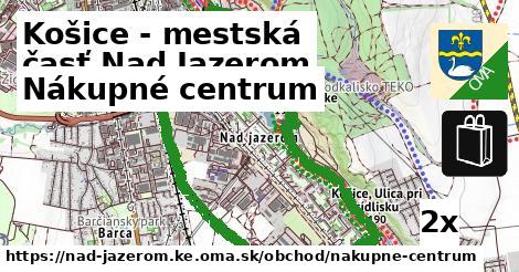 Nákupné centrum, Košice - mestská časť Nad Jazerom