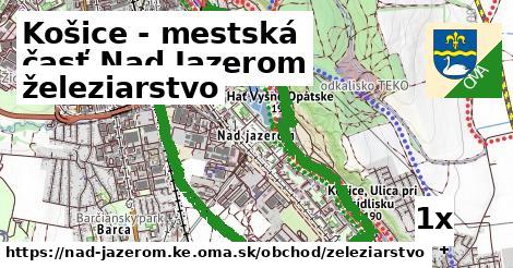 železiarstvo, Košice - mestská časť Nad Jazerom