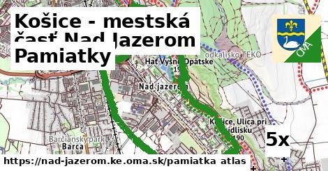 pamiatky v Košice - mestská časť Nad Jazerom