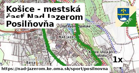 Posilňovňa, Košice - mestská časť Nad Jazerom