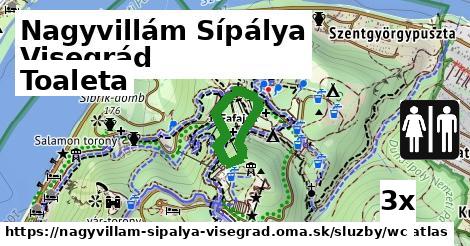Toaleta, Nagyvillám Sípálya Visegrád