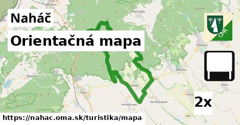 orientačná mapa v Naháč