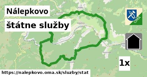 štátne služby v Nálepkovo