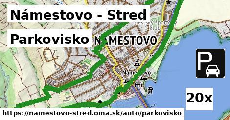 parkovisko v Námestovo - Stred