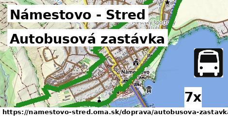 autobusová zastávka v Námestovo - Stred