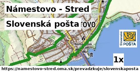 Slovenská pošta v Námestovo - Stred