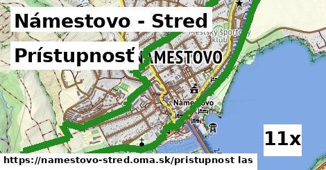 prístupnosť v Námestovo - Stred