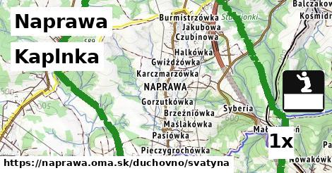 Kaplnka, Naprawa
