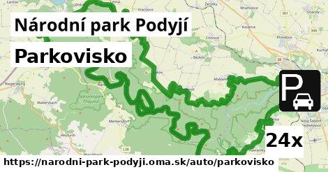 Parkovisko, Národní park Podyjí