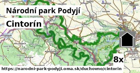 Cintorín, Národní park Podyjí