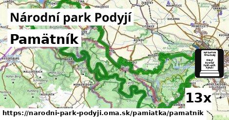 Pamätník, Národní park Podyjí