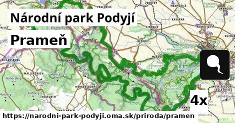 Prameň, Národní park Podyjí