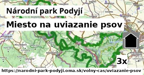 Miesto na uviazanie psov, Národní park Podyjí