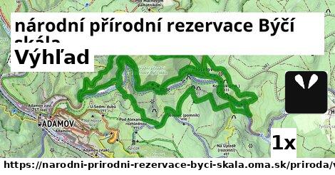 Výhľad, národní přírodní rezervace Býčí skála