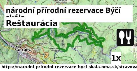 Reštaurácia, národní přírodní rezervace Býčí skála