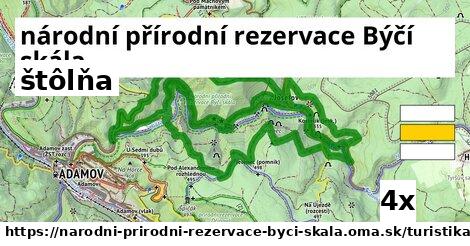 štôlňa v národní přírodní rezervace Býčí skála