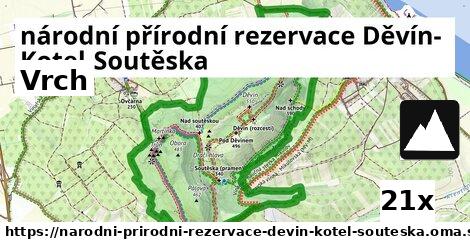 Vrch, národní přírodní rezervace Děvín-Kotel-Soutěska
