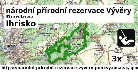 ihrisko v národní přírodní rezervace Vývěry Punkvy