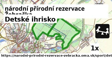 Detské ihrisko, národní přírodní rezervace Žebračka