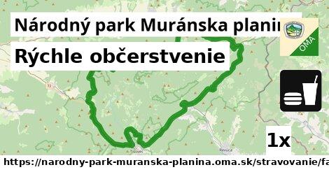 Všetky body v Národný park Muránska planina