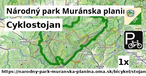 Cyklostojan, Národný park Muránska planina