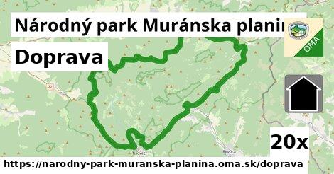 doprava v Národný park Muránska planina